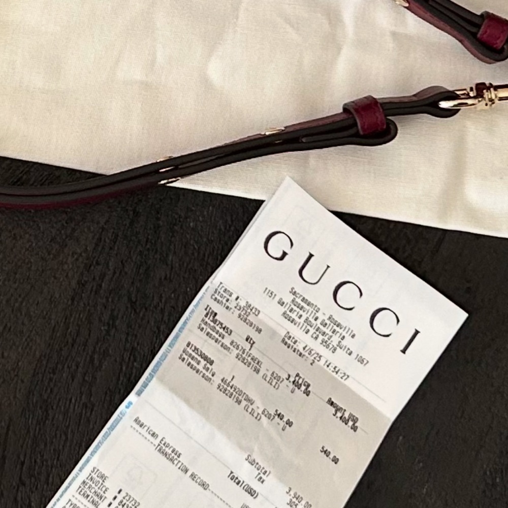 🛑🛑SOLD EMBOSS WITH INITIALS
GG MARMONT CARD CASE WALLET brand New🛑🛑 - Picture 8 of 8